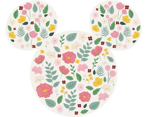 Disney Behangcirkel Mickey Mouse Wildflower bloemen