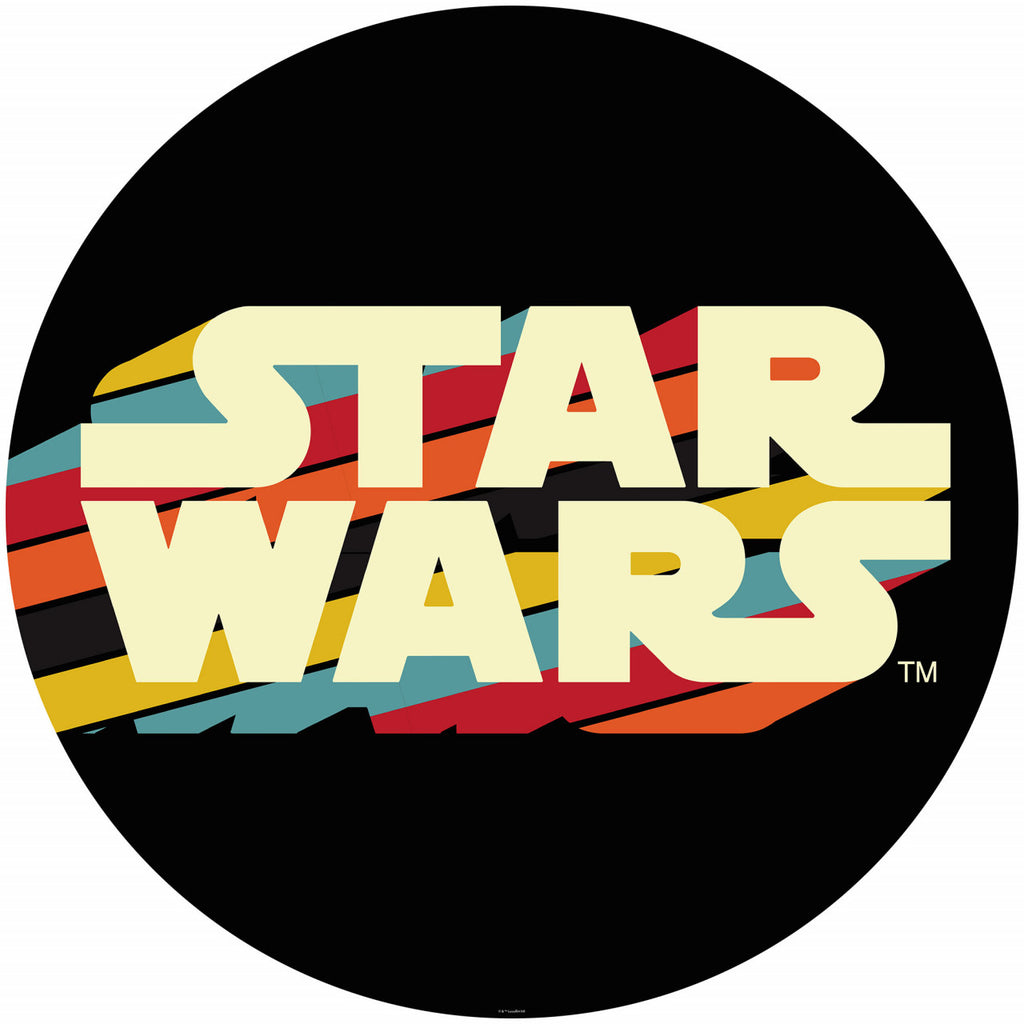 Star Wars behangcirkel vintage logo