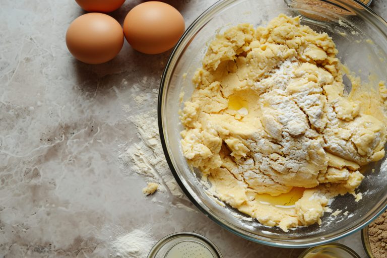 Het beste kruimeldeeg voor appeltaart maak ik met de lepeltjesmethode. Het lukt altijd en is heel eenvoudig.