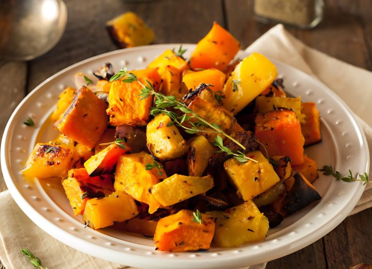 Gratin van aardappelen en pompoen uit de oven: een bijgerecht dat naar de herfst ruikt