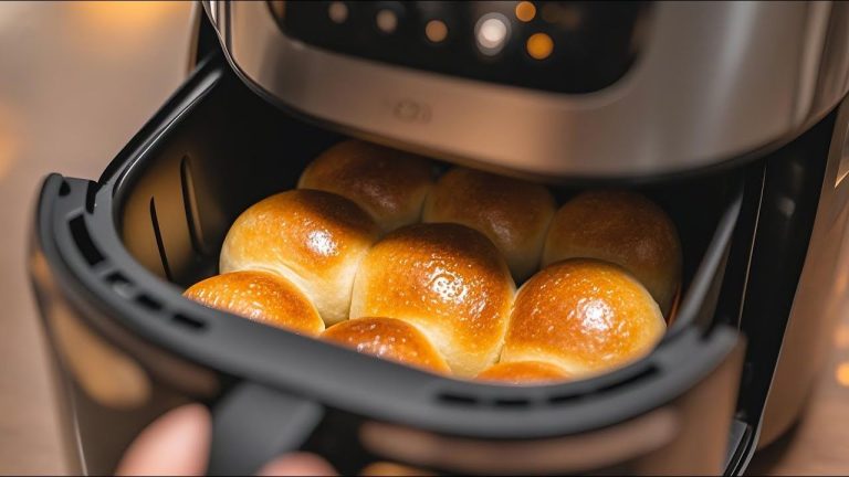 Zondagbroodjes uit de heteluchtfriteuse: op deze temperatuur worden ze perfect