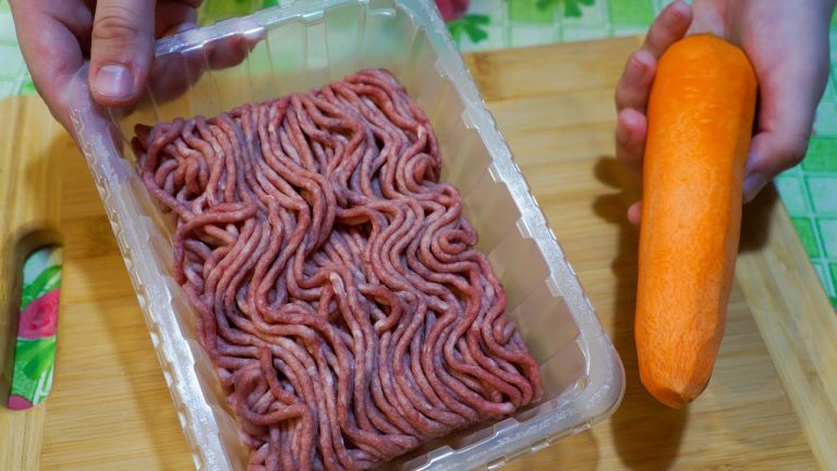 Neem 300 gram gehakt en 2 wortelen: een heerlijke maaltijd in 20 minuten