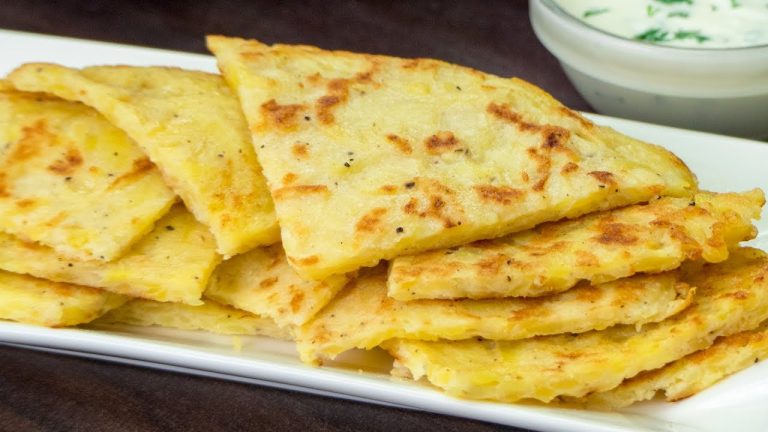 Mijn schoonmoeder voegt 1 eetlepel toe aan aardappelkoekjes. Hierdoor worden ze knapperig en minder vet.