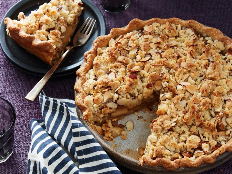 Appeltaart met amandelen
